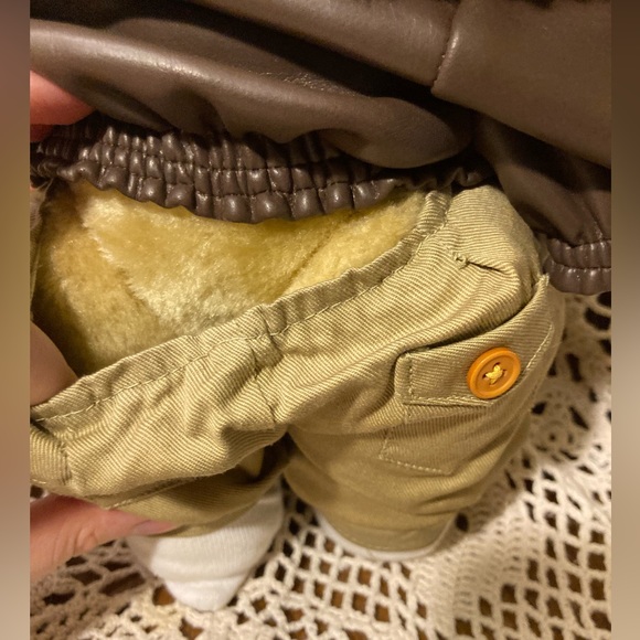 1992 Tender Heart Treasures Aviator Teddy Bear - Jointed with Working Clothing - Picture 10 of 17